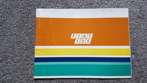 Fiat 125 sales brochure - sales,