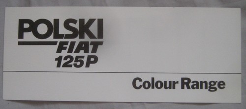 Polski fiat 125p colour - fiat,