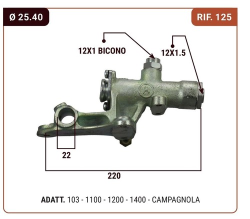 Brake pump fiat - pump,