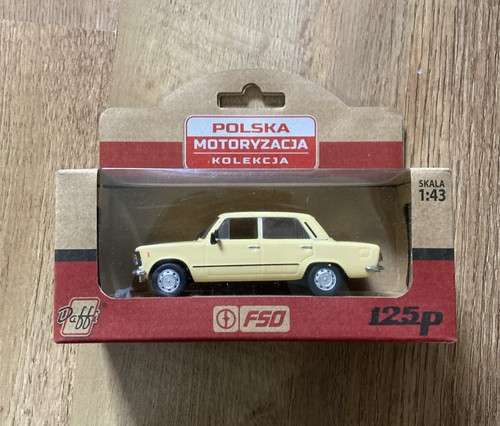 Daffi fiat 125p zółty - 125p,